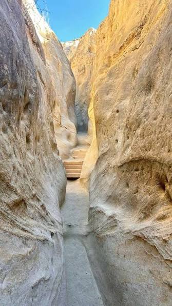 Annie's Canyon, a sandstone slot canyon along the Southern California coast